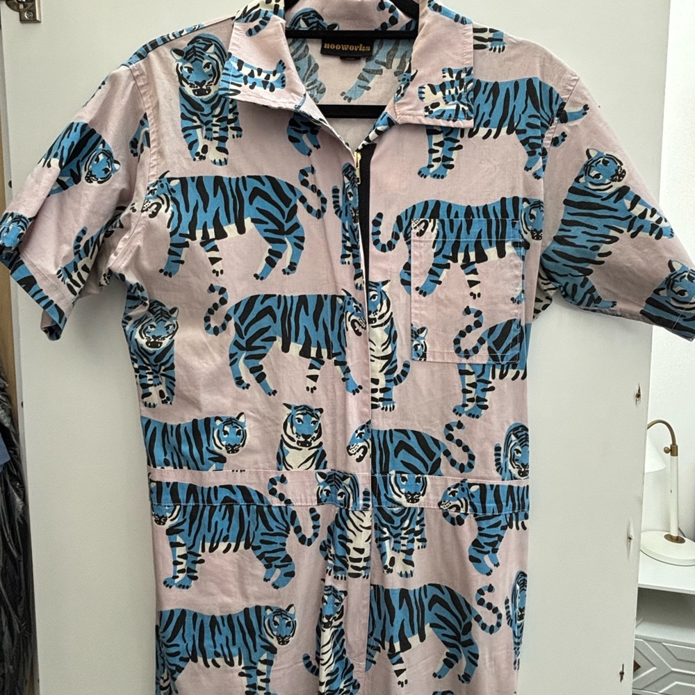 Nooworks Tiger Print Coveralls